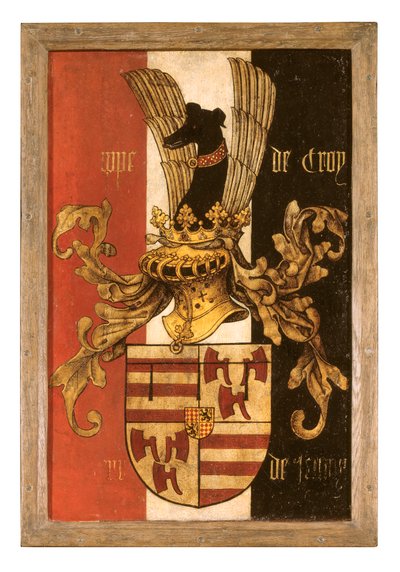 Wapen van de familie de Croy door Rogier van der Weyden