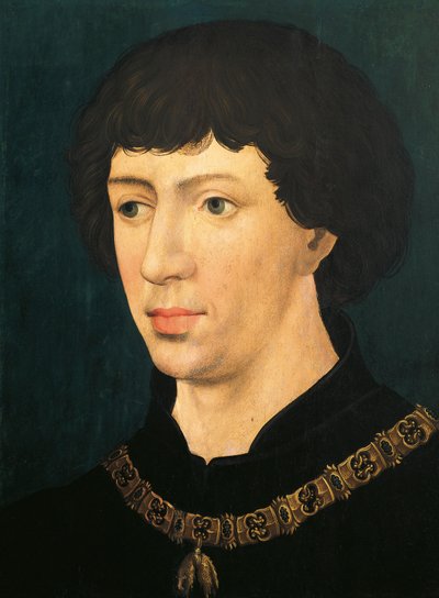 Portret van Karel de Stoute, Hertog van Bourgondië door Rogier van der Weyden