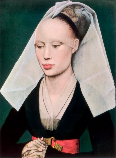 Portret van een Dame door Rogier van der Weyden