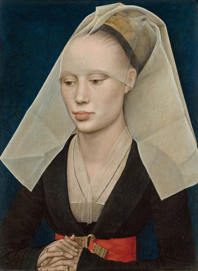 Portret van een dame door Rogier van der Weyden