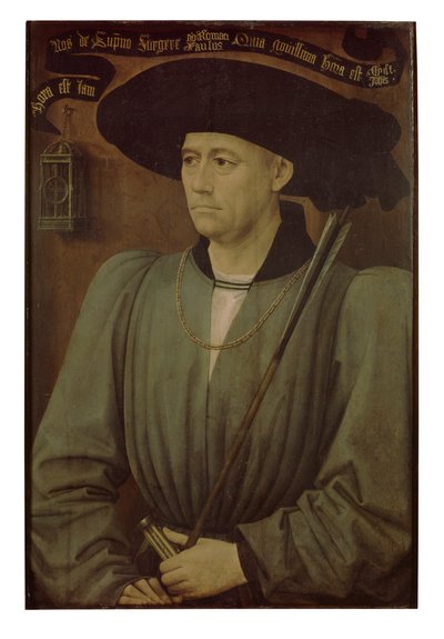 Portret van een toernooirechter door Rogier van der Weyden