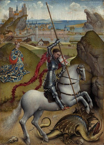 Sint Joris en de Draak, ca. 1432-1435 door Rogier van der Weyden