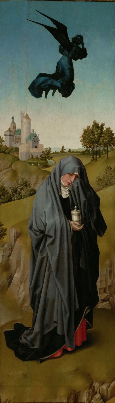 Heilige Maria Magdalena Het Kruisiging Drieluik, c. 1440 door Rogier van der Weyden