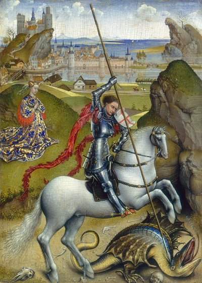 Sint-Joris en de Draak, ca. 1432-1435 door Rogier van der Weyden