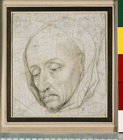 Studie van het hoofd van een oude man door Rogier van der Weyden
