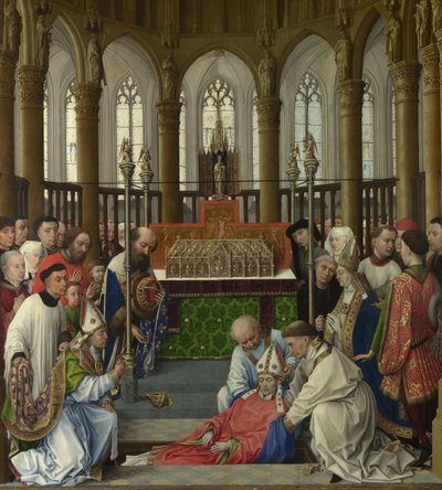 De opgraving van Sint Hubertus, 1430s door Rogier van der Weyden