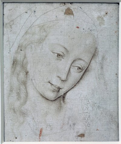Hoofd van de Maagd door Rogier van der Weyden