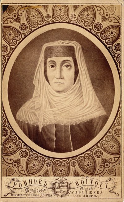 Portret van Mariam Tsitsishvili, Koningin van Georgië 1768-1850, Tweede Helft van de 19e eeuw door Roinov