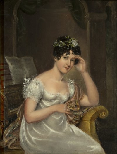 Zelfportret, ca. 1814 door Rolinda Sharples