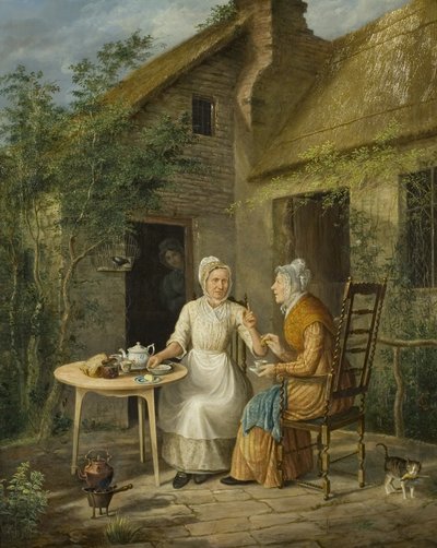 De dorpsroddels, ca. 1828 door Rolinda Sharples