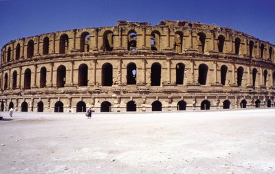 Amfitheater van El-Djem (Tunesië) door Roman