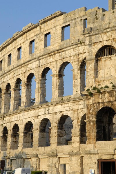 Amfitheater van Pula, Kroatië door Roman