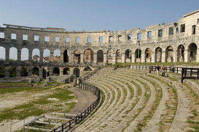 Amfitheater van Pula, Kroatië door Roman