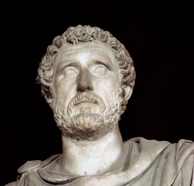 Buste van keizer Antoninus Pius door Roman