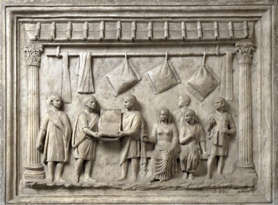 Kussen- en woninginrichtingswinkel door Roman