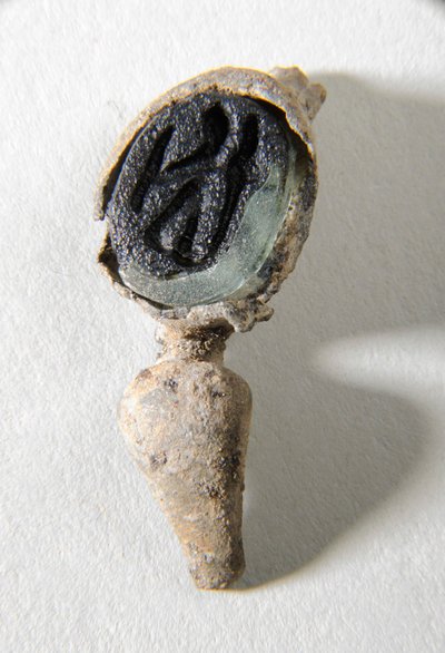 Vingerring met intaglio door Roman