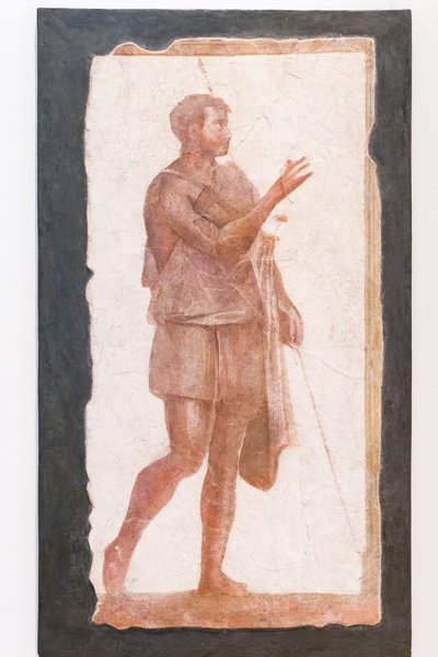 Man met een mantel, Pallavicini Rospigliosi collectie, rond 200 na Christus, inv 103420 door Roman