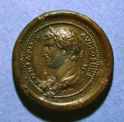 Medaille van Hadrianus, 117-38 (goud) door Roman