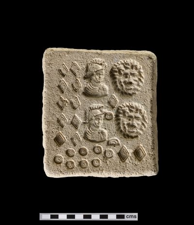 Mal voor het maken van aangebrachte figuren, Noord-Afrika door Roman