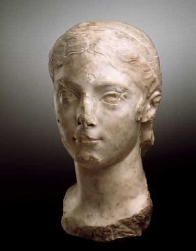 Portretkop van Plautilla, AD 203-05 door Roman