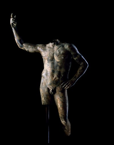 Portret van een heerser, AD 200-225 door Roman