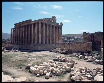 Overblijfselen van de tempel van Bacchus door Roman