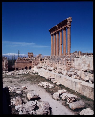 Overblijfselen van de tempel van Jupiter door Roman