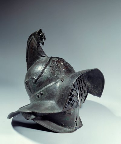 Romeinse oudheid: Gladiatorhelm gebruikt tijdens gevechten door Roman