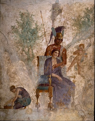 Romeinse kunst: Mars, Venus en Cupido door Roman