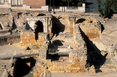 Romeins amfitheater, Tarragona, Catalonië, Spanje door Roman