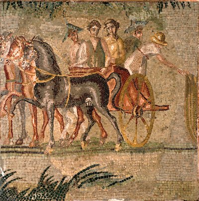 Romeinse kunst: Wagenrace in de oudheid door Roman