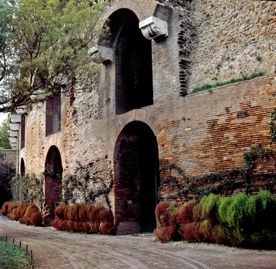 Romeinse kunst: uitzicht op domus aurea of Gouden Huis: keizerlijk paleis van het oude Rome door Roman
