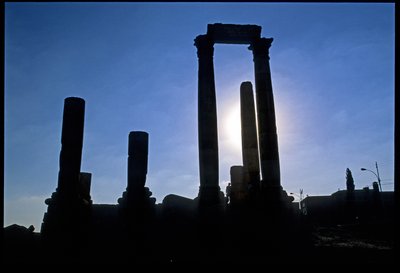 Romeinse ruïnes, Amman, Jordanië, Midden-Oosten door Roman