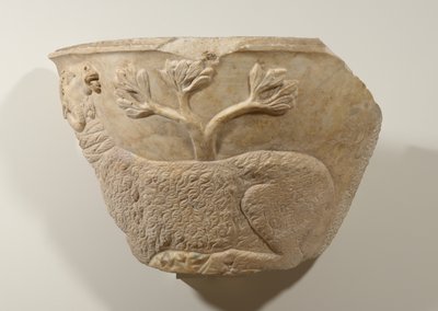 Sarcophagus Fragment door Roman