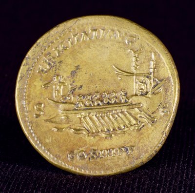 Sestertius van keizer Hadrianus (76-138) uit Newcastle-Upon-Tyne, 132 AD door Roman