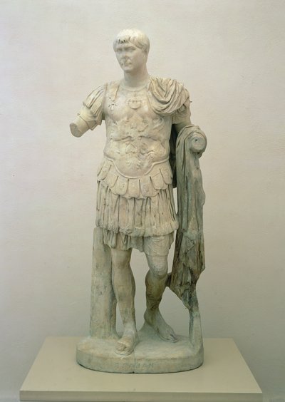 Standbeeld van keizer Trajanus (c.53-117) Antonijnse periode, c.120 AD door Roman