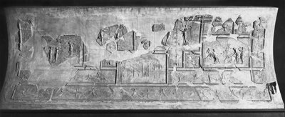 Stucwerk uit het Huis van de Priesteres van Isis; uit de tuinen van de Villa Farnesina door Roman