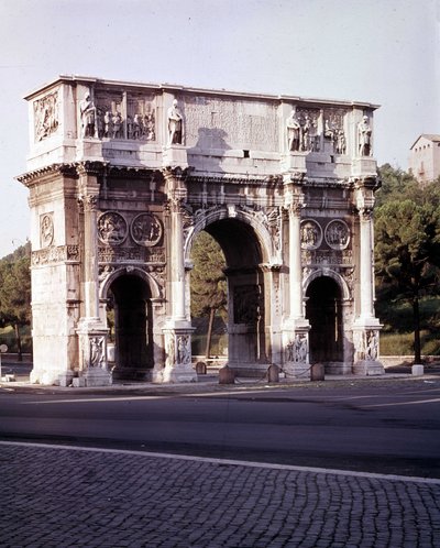 De Boog van Constantijn in Rome door Roman