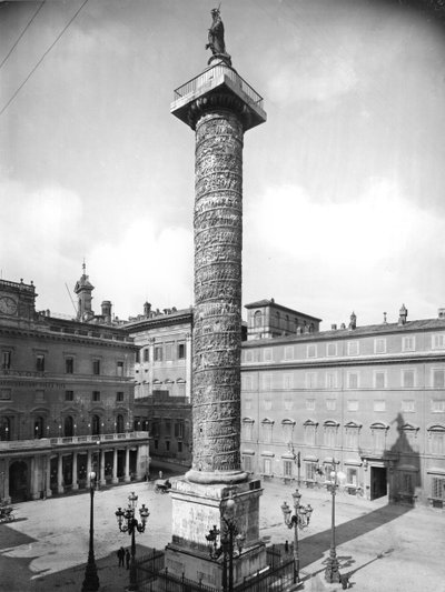 De Zuil van Marcus Aurelius, AD 180-196 door Roman