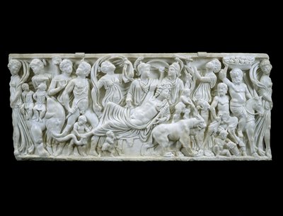De Indiase triomf van Dionysus, 180-195 na Christus door Roman