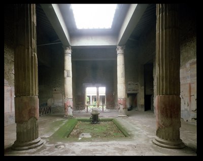 Het Impluvium in het Huis van de Zilveren Bruiloft door Roman