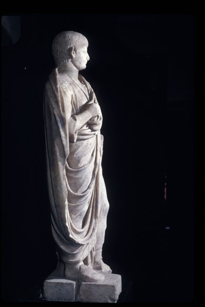 Togate standbeeld van de jonge Nero, ca.50AD door Roman