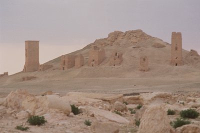 Torengrafen inclusief het torengraf van Iamliku gebouwd in 83 AD, de Vallei van de Graven door Roman