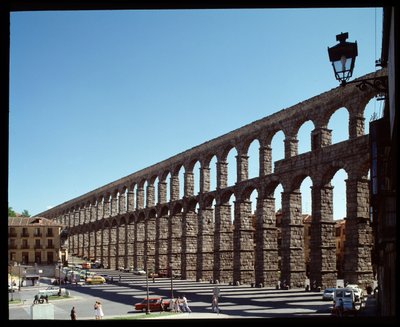 Uitzicht op het aquaduct door Roman