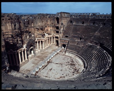 Uitzicht op het theater door Roman