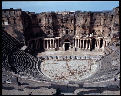 Uitzicht op het theater door Roman