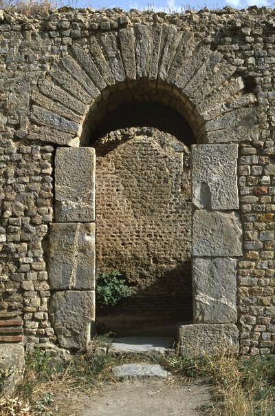 Een deur (detail) door Roman Imperial Period