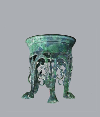 Bronzen standaard door Roman Imperial Period
