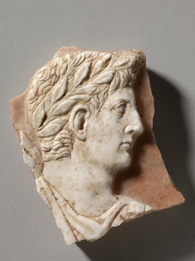 Camee met portret van keizer Augustus door Roman Imperial Period