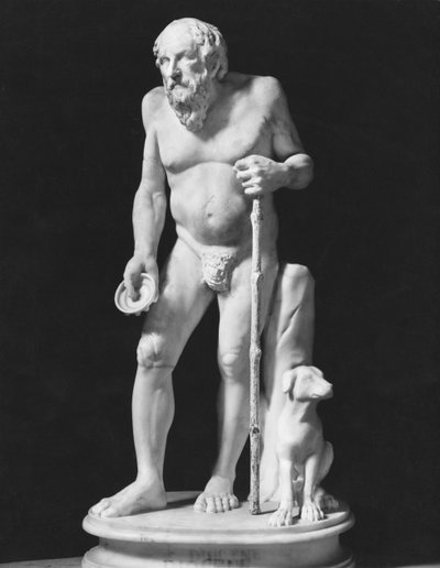 Diogenes vraagt om aalmoezen, Hoge Keizerlijke Periode door Roman Imperial Period